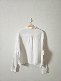 Cotton Gauze Oversized Button Up (M)