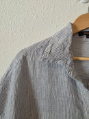 Quince Striped Linen Shirt (M)