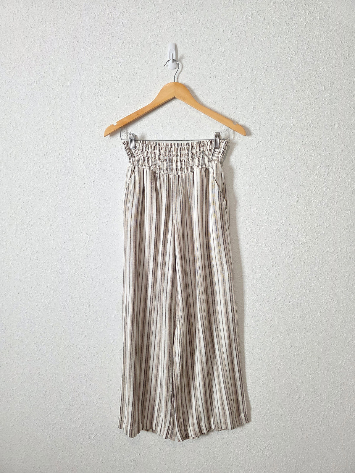 Love Tree Linen Blend Wide Leg Pants (M)