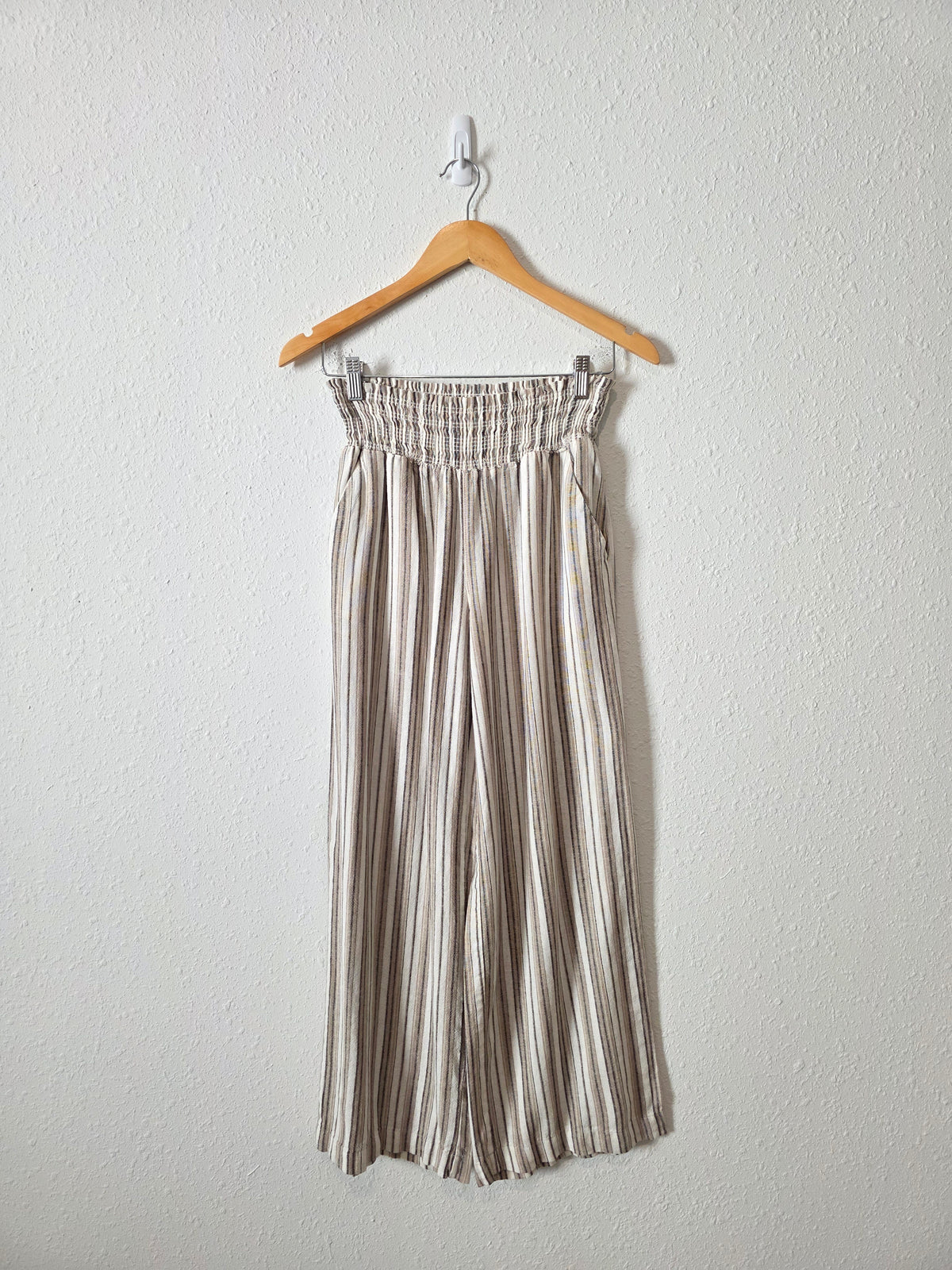 Love Tree Linen Blend Wide Leg Pants (M)