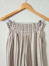 Love Tree Linen Blend Wide Leg Pants (M)