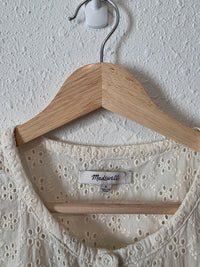 Madewell Floral Eyelet Top (S)