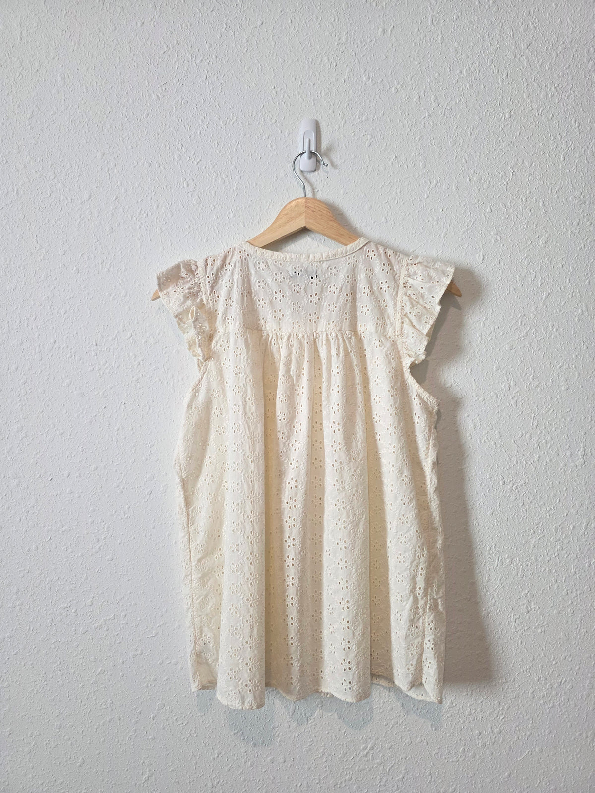 Madewell Floral Eyelet Top (S)