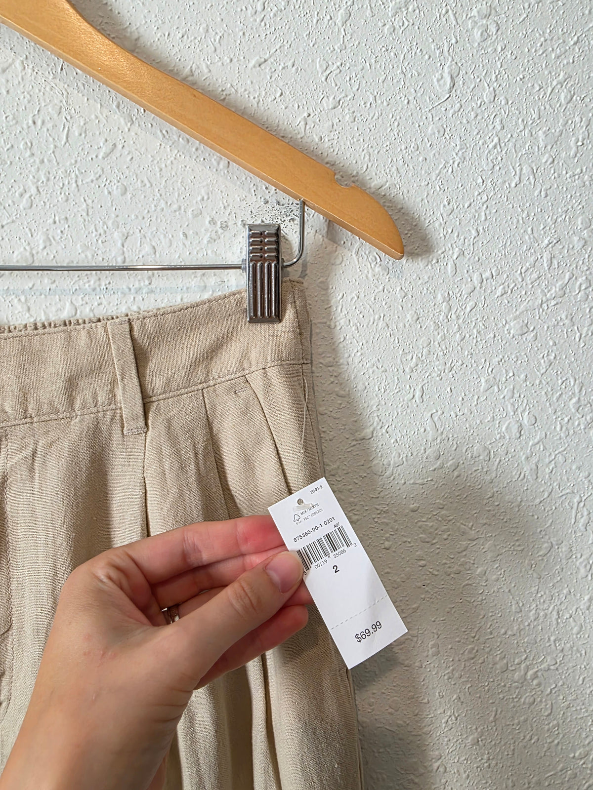 NEW Gap Wide Leg Linen Blend Pants (2)