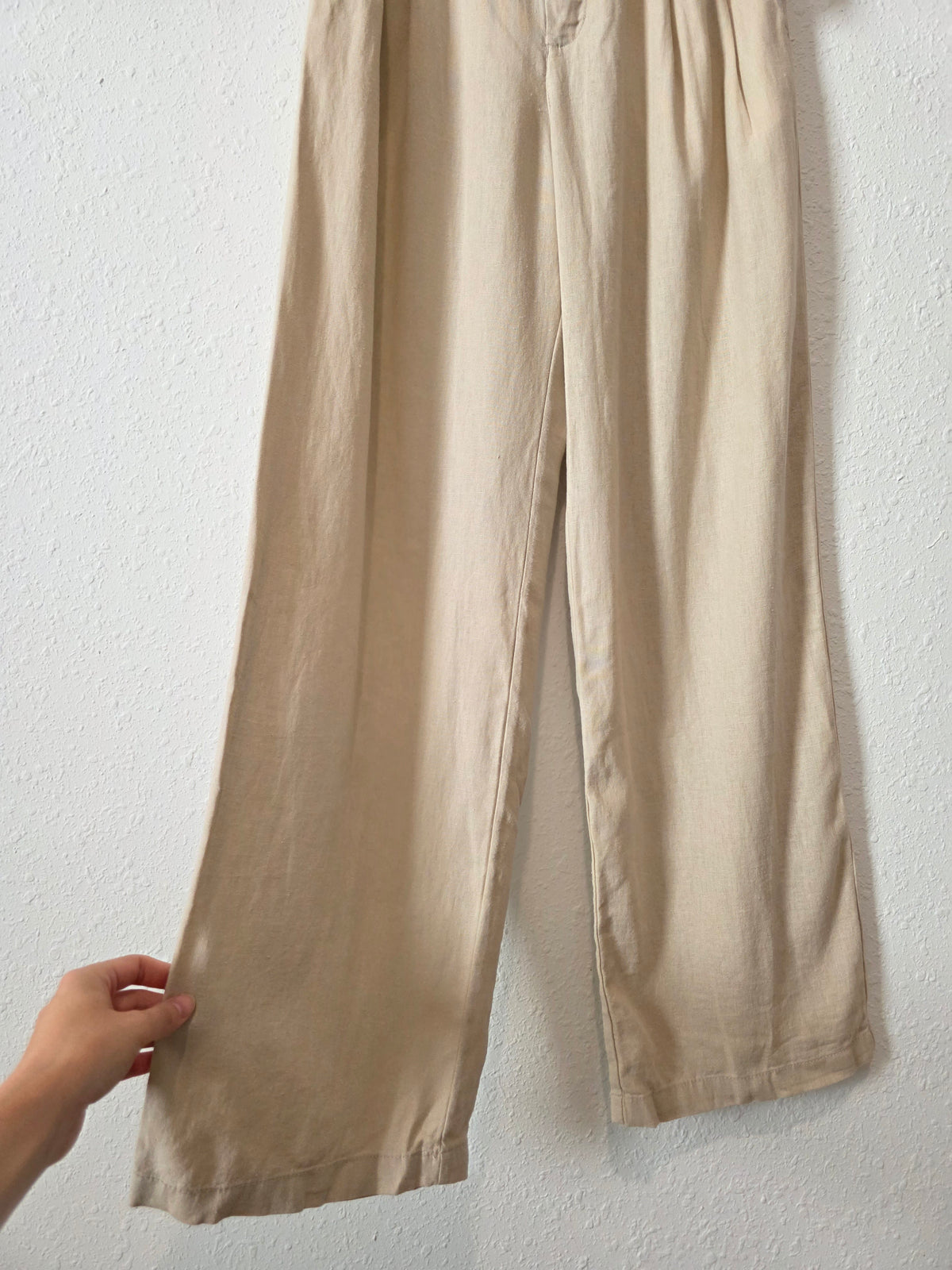 NEW Gap Wide Leg Linen Blend Pants (2)