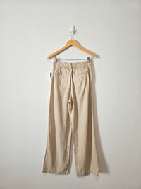 NEW Gap Wide Leg Linen Blend Pants (2)