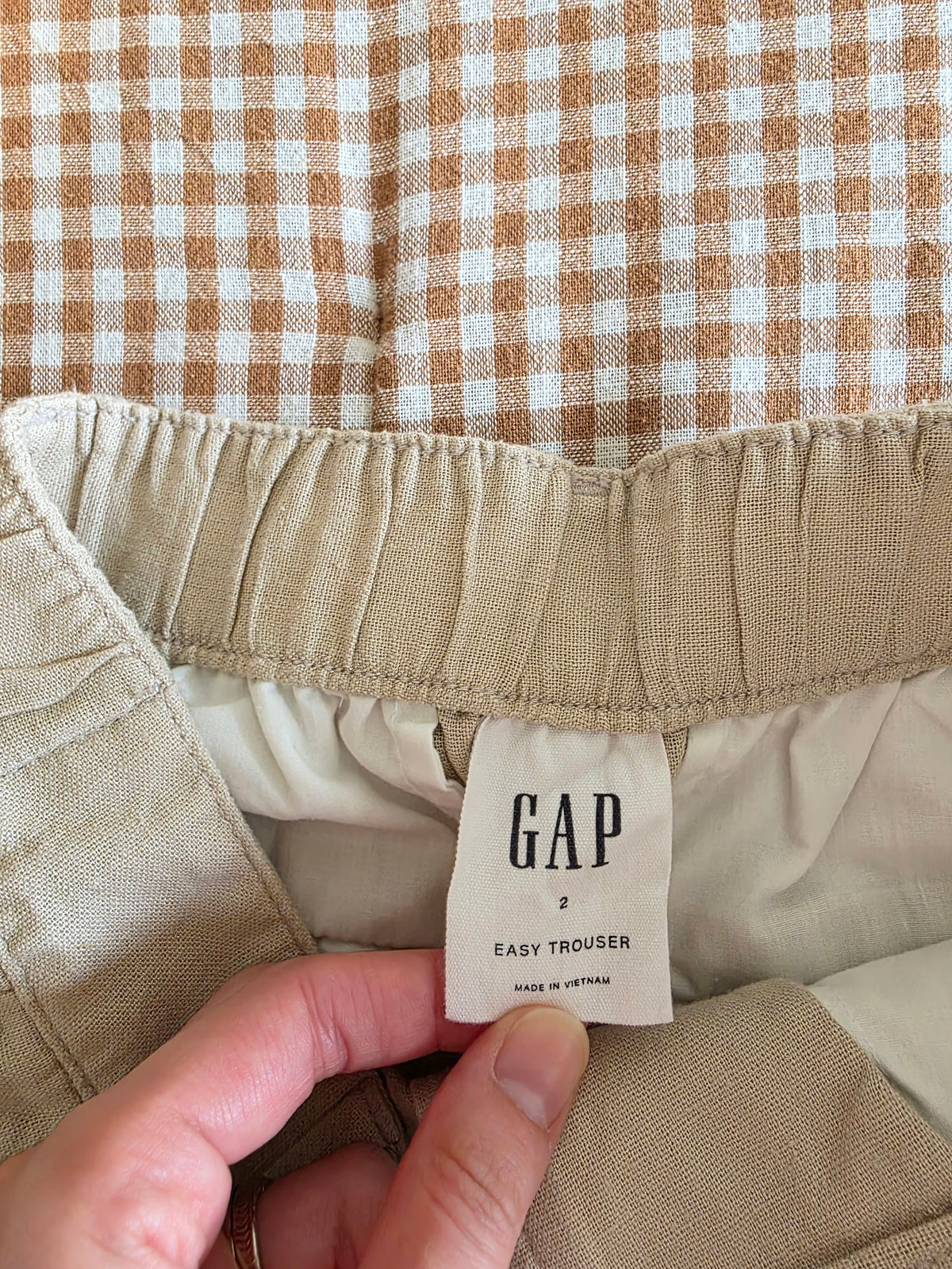 NEW Gap Wide Leg Linen Blend Pants (2)