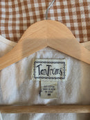 Vintage Floral Embroidered Cotton Vest (M)