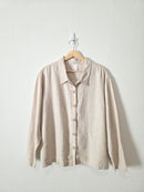 Hanna Andersson Boxy Linen Shirt Jacket (XL)