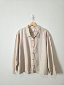 Hanna Andersson Boxy Linen Shirt Jacket (XL)