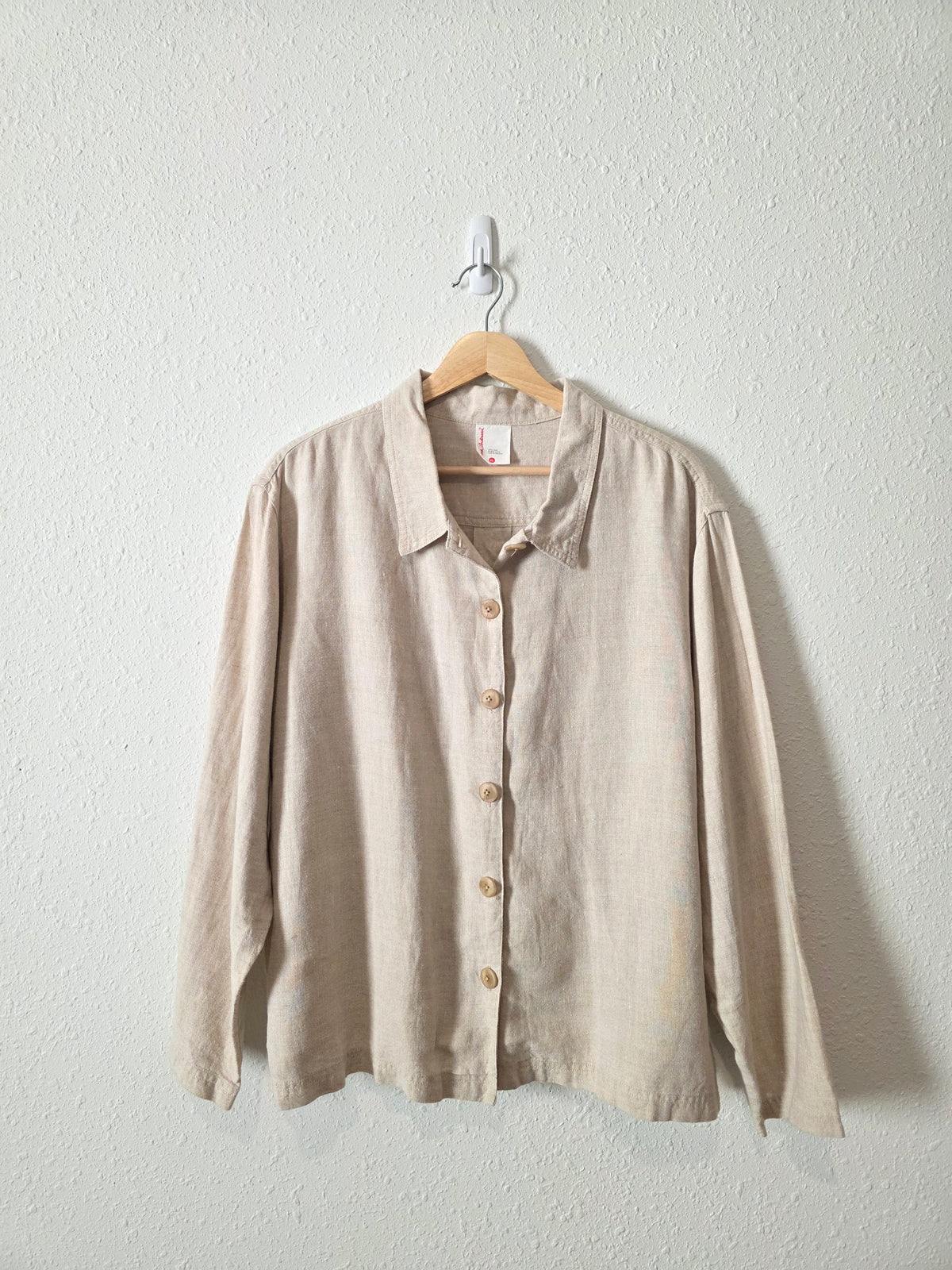Hanna Andersson Boxy Linen Shirt Jacket (XL)