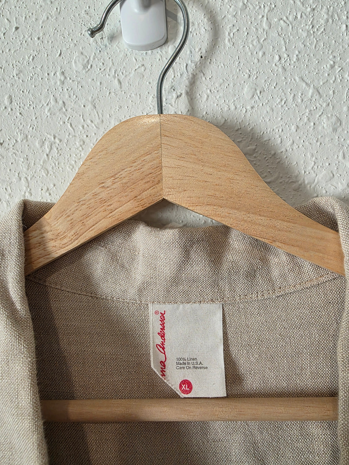 Hanna Andersson Boxy Linen Shirt Jacket (XL)