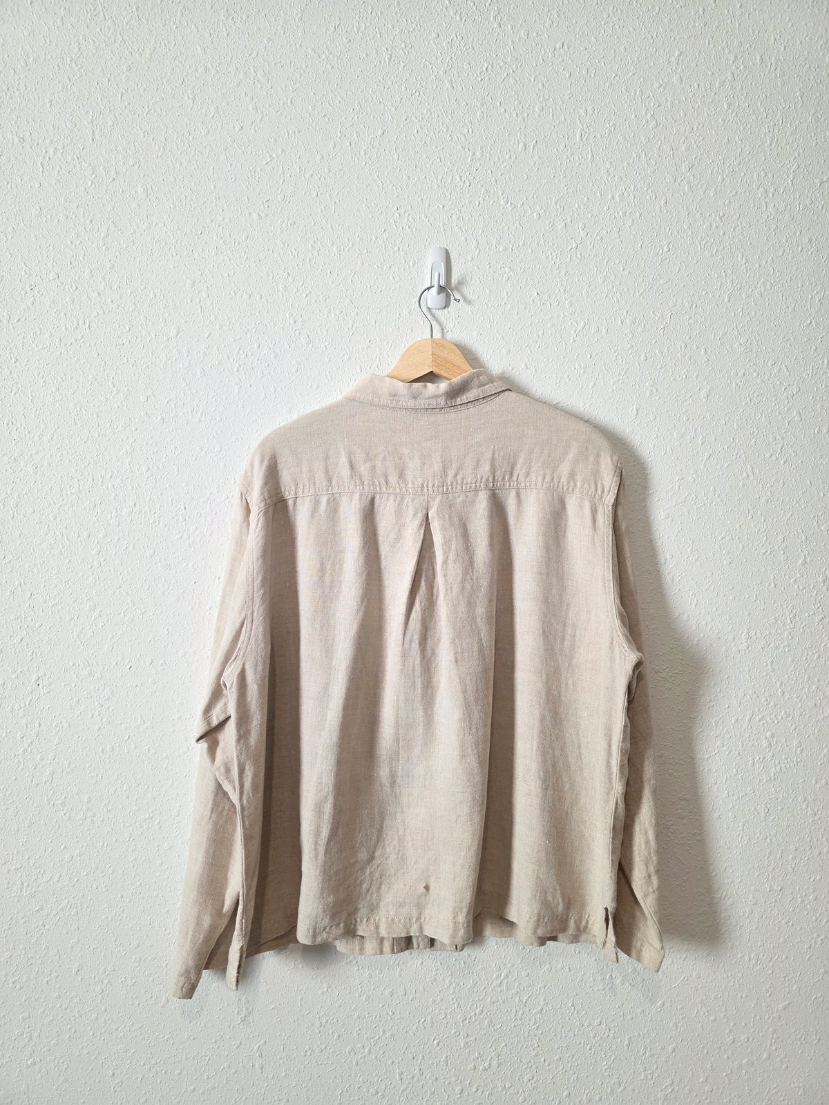 Hanna Andersson Boxy Linen Shirt Jacket (XL)