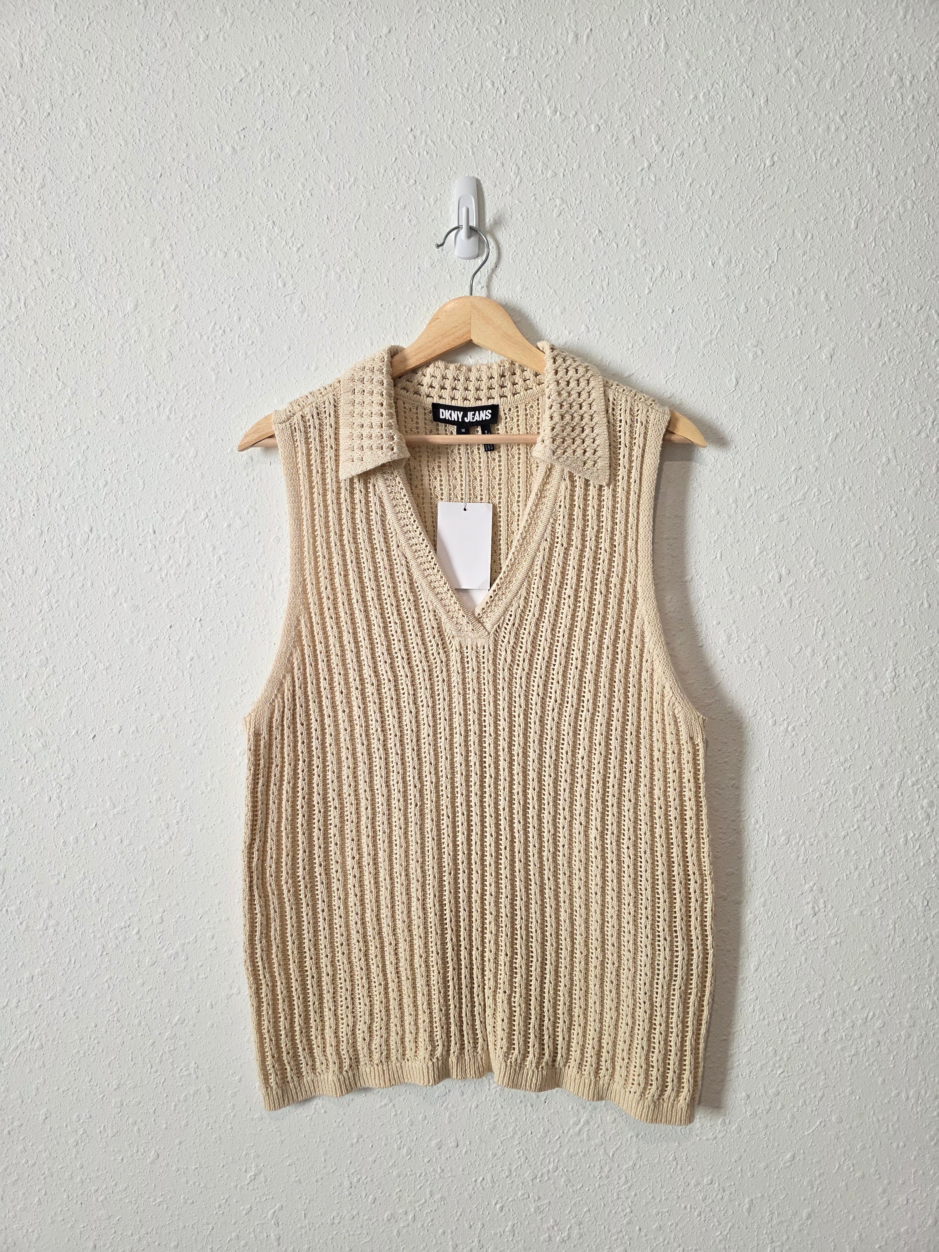 NEW Textured Cotton Linen Top (1X)