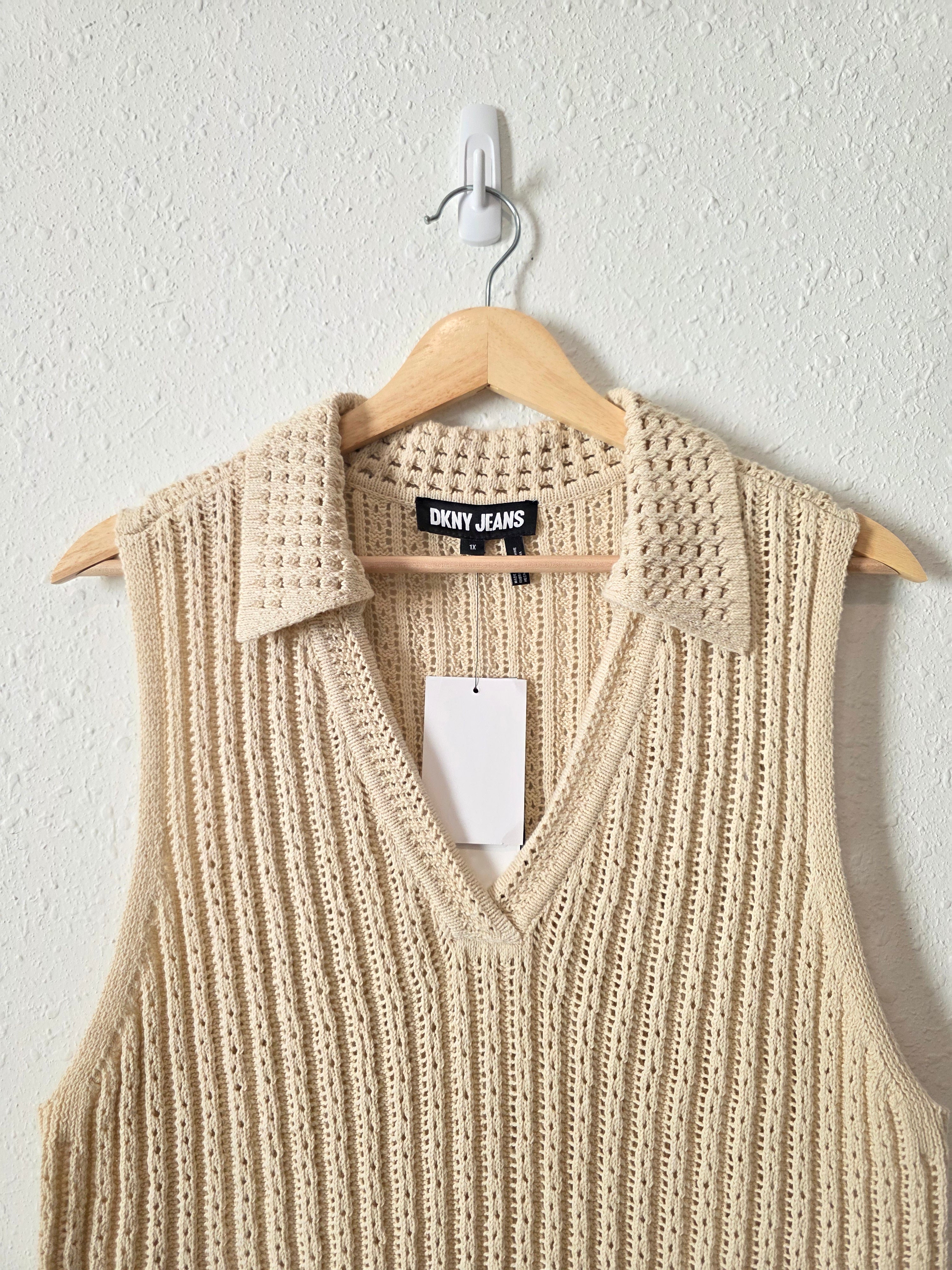 NEW Textured Cotton Linen Top (1X)