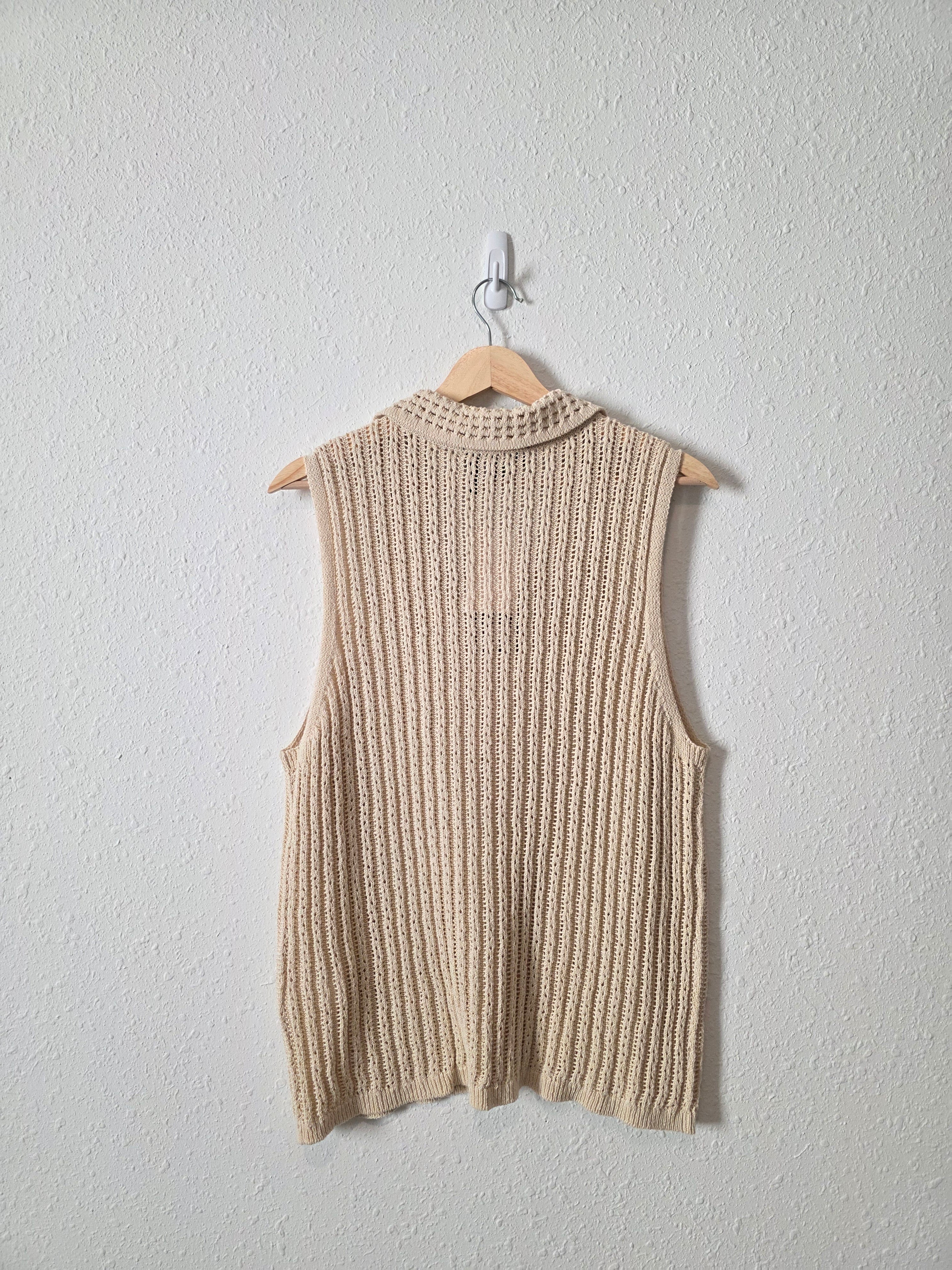 NEW Textured Cotton Linen Top (1X)