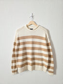 Striped Cotton Rollneck Sweater (XS)