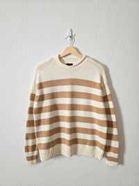 Striped Cotton Rollneck Sweater (XS)