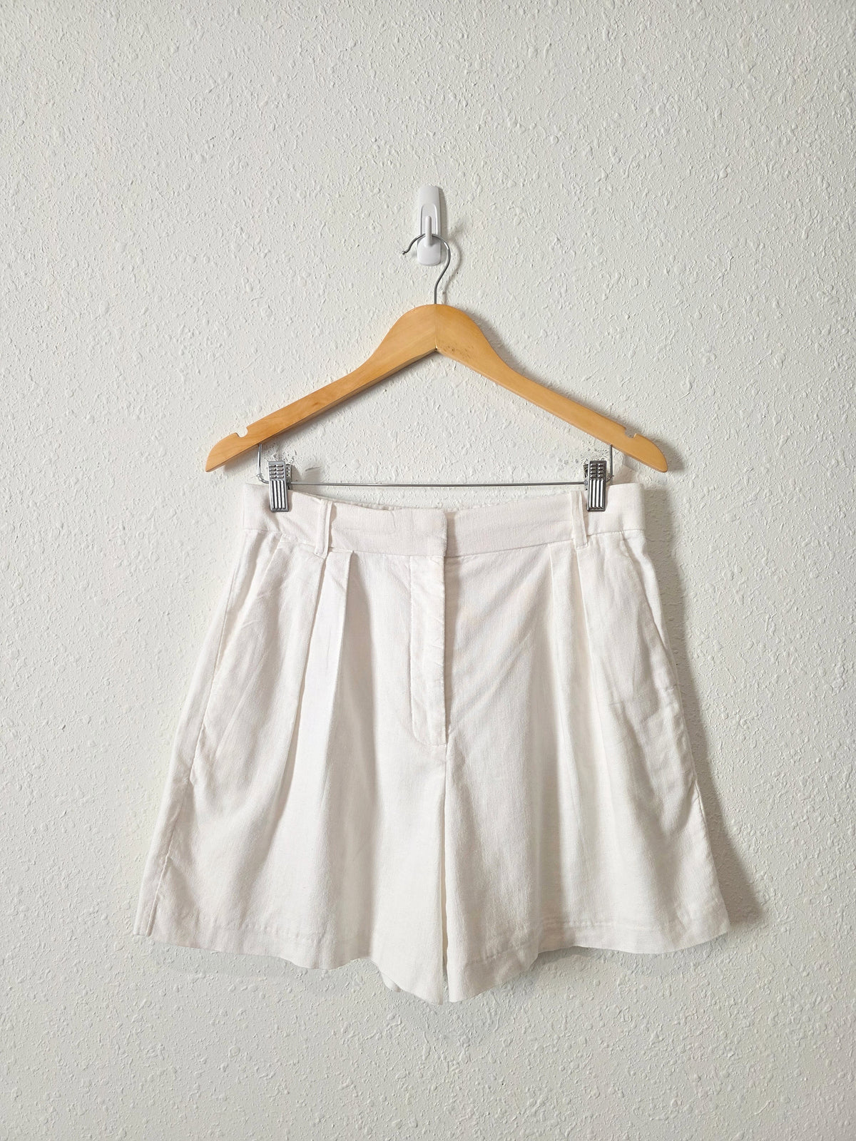 Abercrombie Linen Cotton Blend Shorts (M)