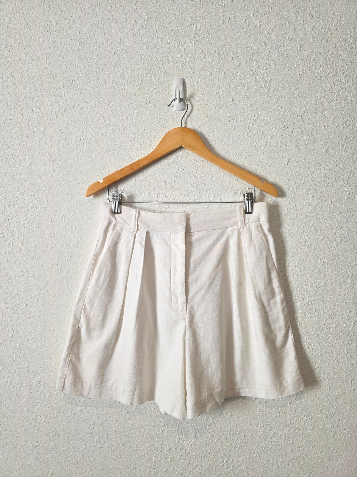 Abercrombie Linen Cotton Blend Shorts (M)
