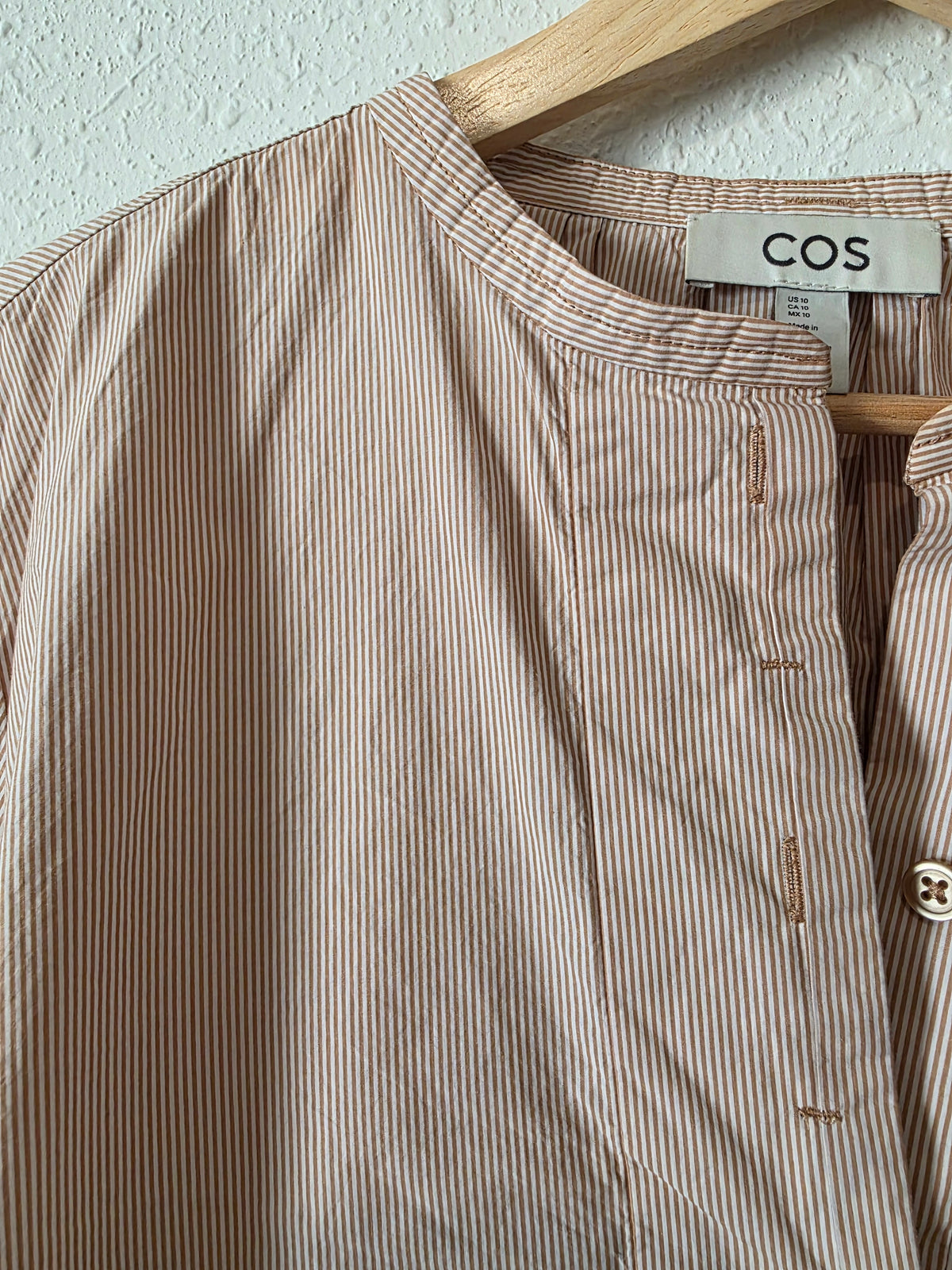 COS Striped Puff Sleeve Top (10)