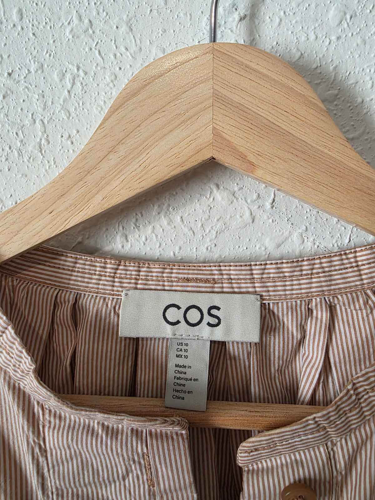 COS Striped Puff Sleeve Top (10)