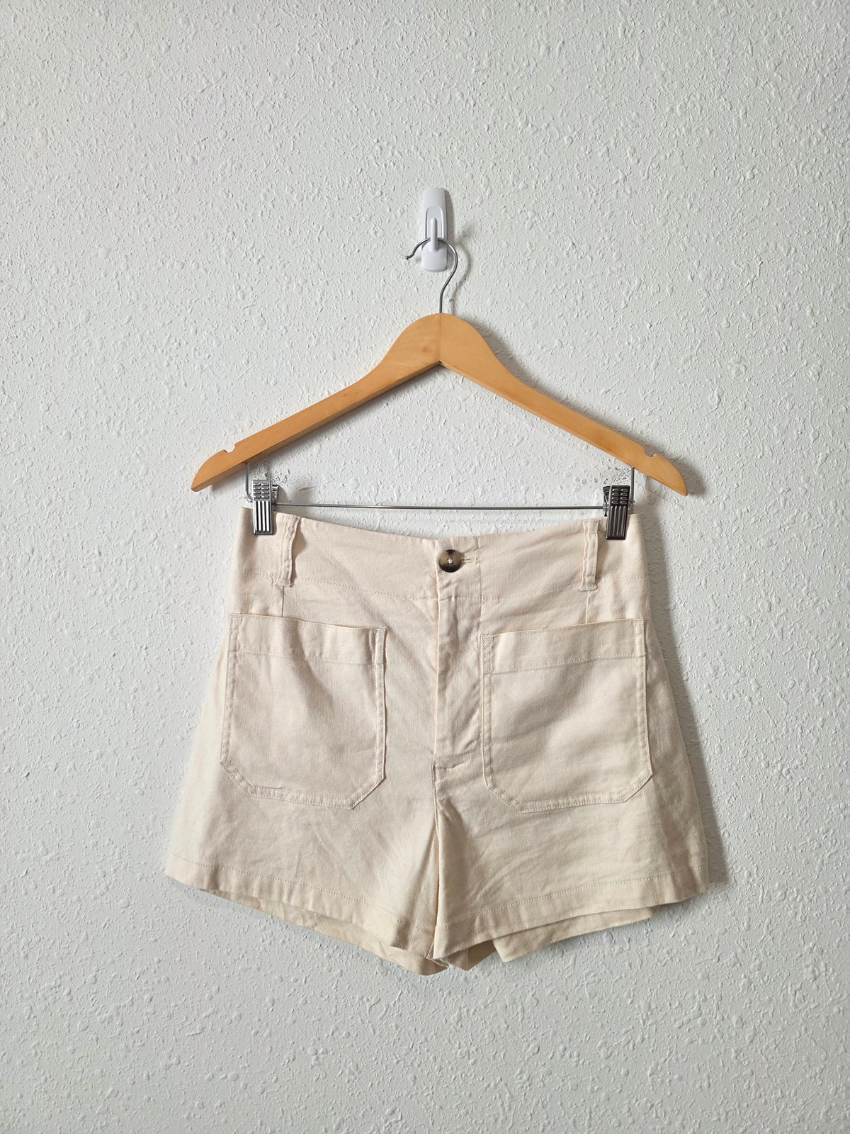 Anthro Maeve Colette Linen Shorts (27)