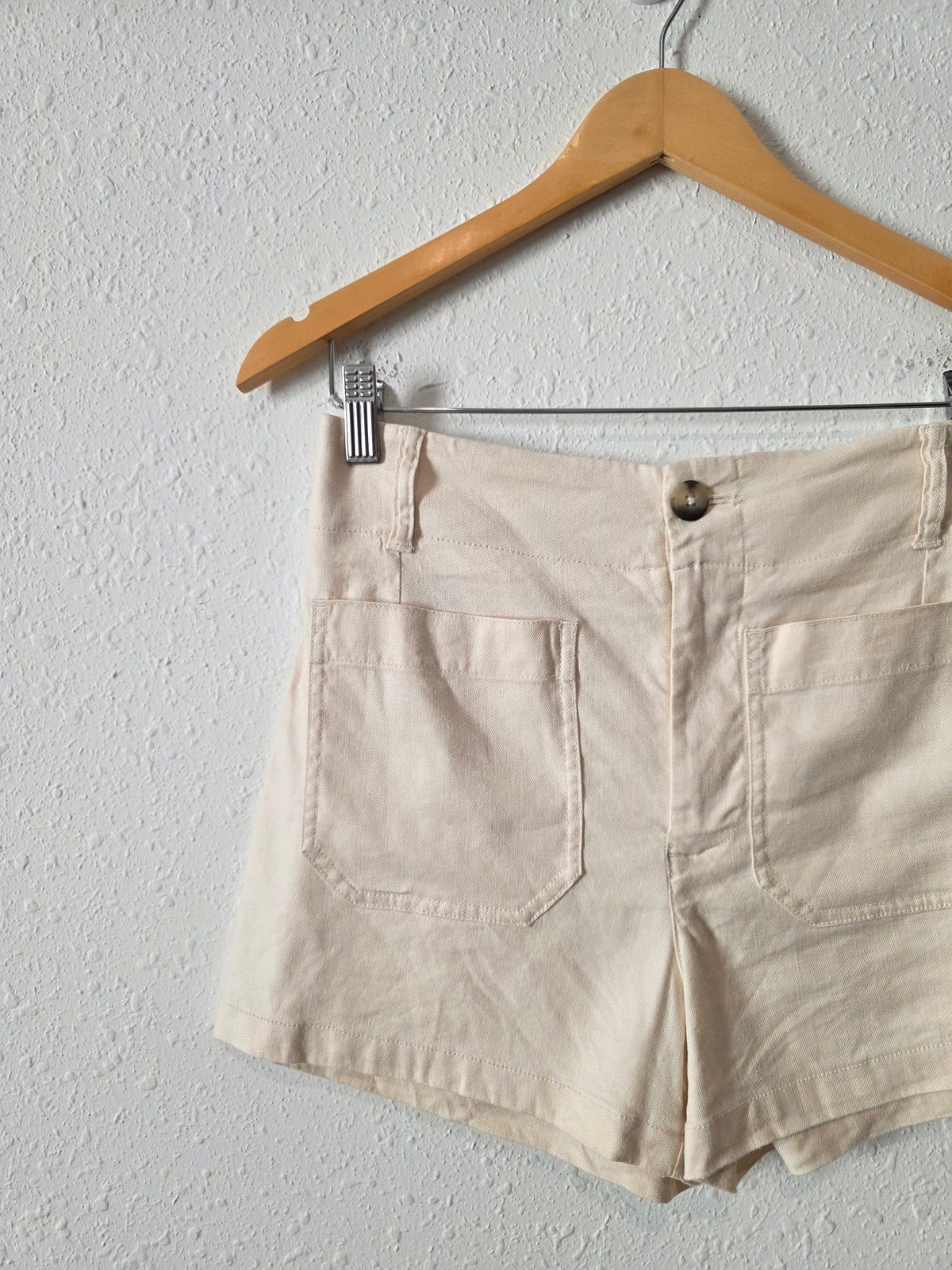 Anthro Maeve Colette Linen Shorts (27)
