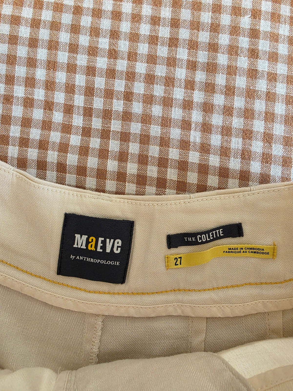 Anthro Maeve Colette Linen Shorts (27)