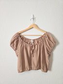 NEW Gingham Cropped Top (M)