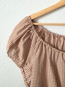 NEW Gingham Cropped Top (M)