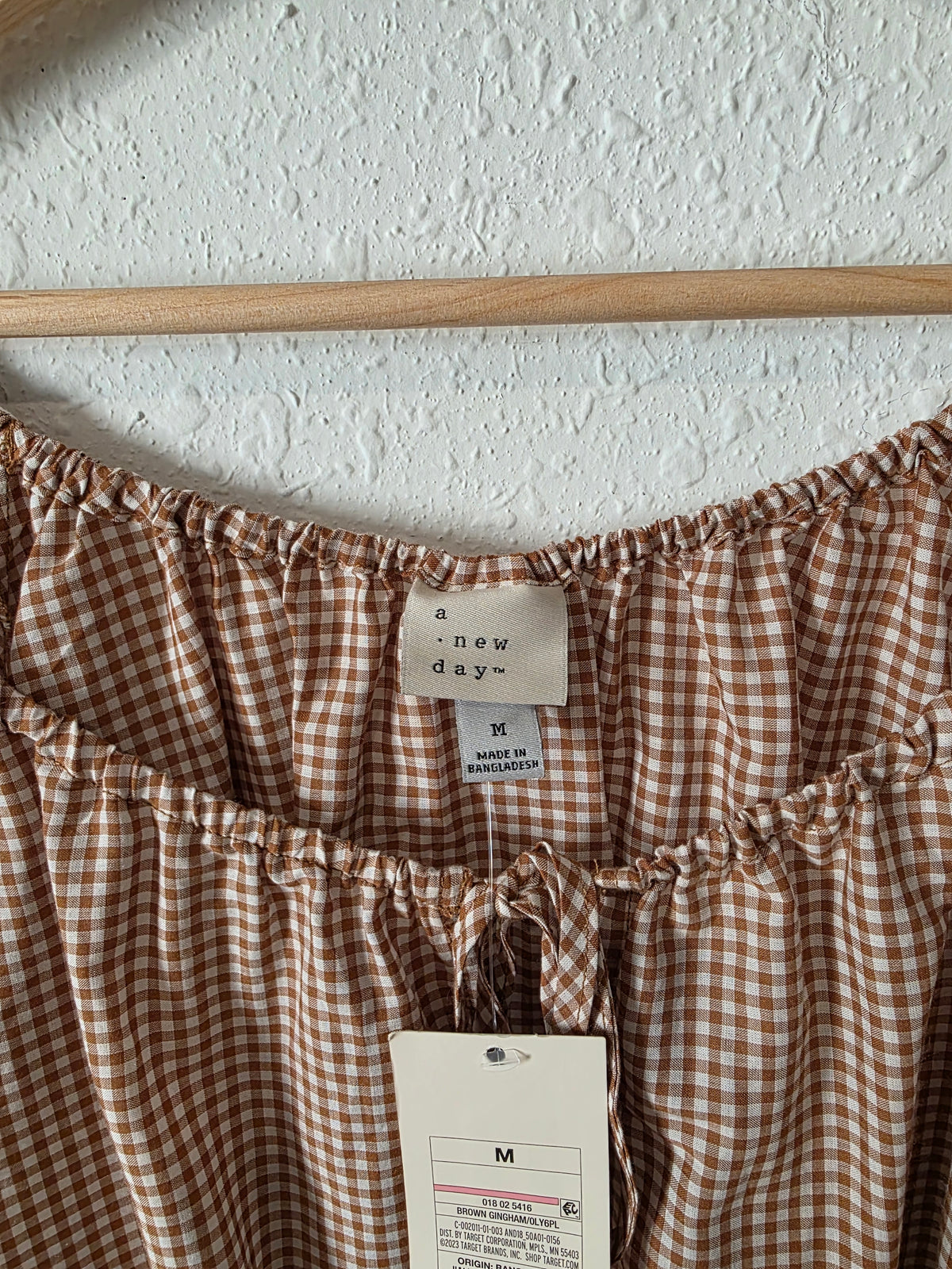 NEW Gingham Cropped Top (M)