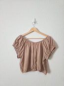 NEW Gingham Cropped Top (M)