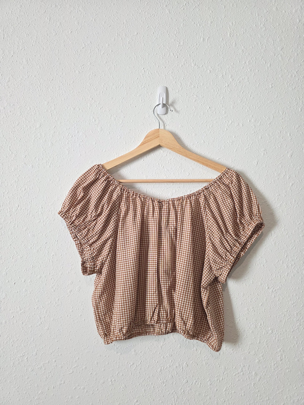 NEW Gingham Cropped Top (M)