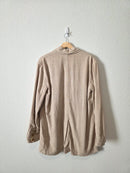 Free People Oversized Linen Blend Blazer (XS)