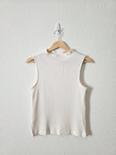 Madewell Ribbed Mockneck Top (S)