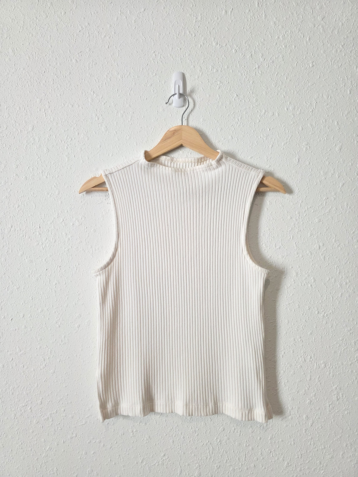 Madewell Ribbed Mockneck Top (S)