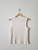 Madewell Ribbed Mockneck Top (S)