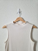 Madewell Ribbed Mockneck Top (S)