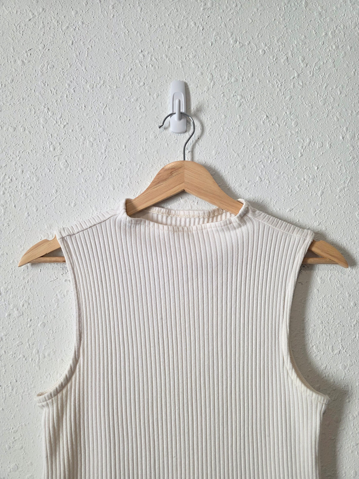 Madewell Ribbed Mockneck Top (S)