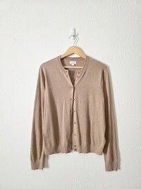 J.Crew Button Front Cotton Cardigan (L)