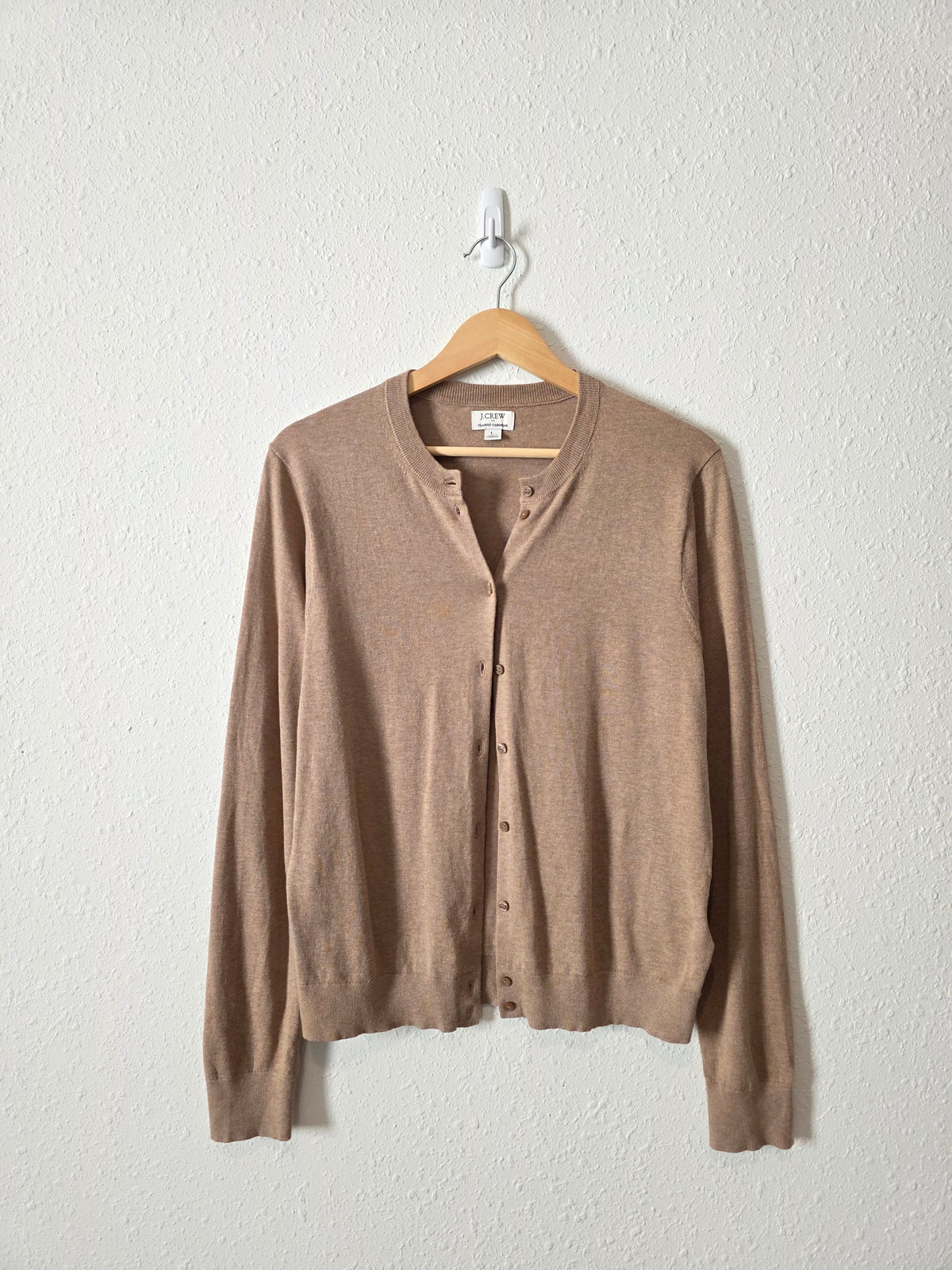 J.Crew Button Front Cotton Cardigan (L)