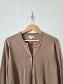 J.Crew Button Front Cotton Cardigan (L)