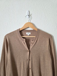 J.Crew Button Front Cotton Cardigan (L)