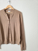 J.Crew Button Front Cotton Cardigan (L)