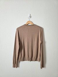 J.Crew Button Front Cotton Cardigan (L)