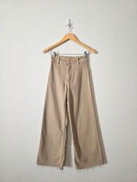 Zara Neutral Wide Leg Jeans (0)