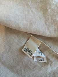 LL Bean Neutral Linen Button Up (M)