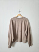 Abercrombie Oversized Henley Sweatshirt (XL)