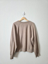 Abercrombie Oversized Henley Sweatshirt (XL)